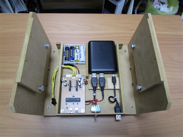 MDF材と塩ビパイプとArduinoマイコンを使ったリモコン自作卓球マシンの製作